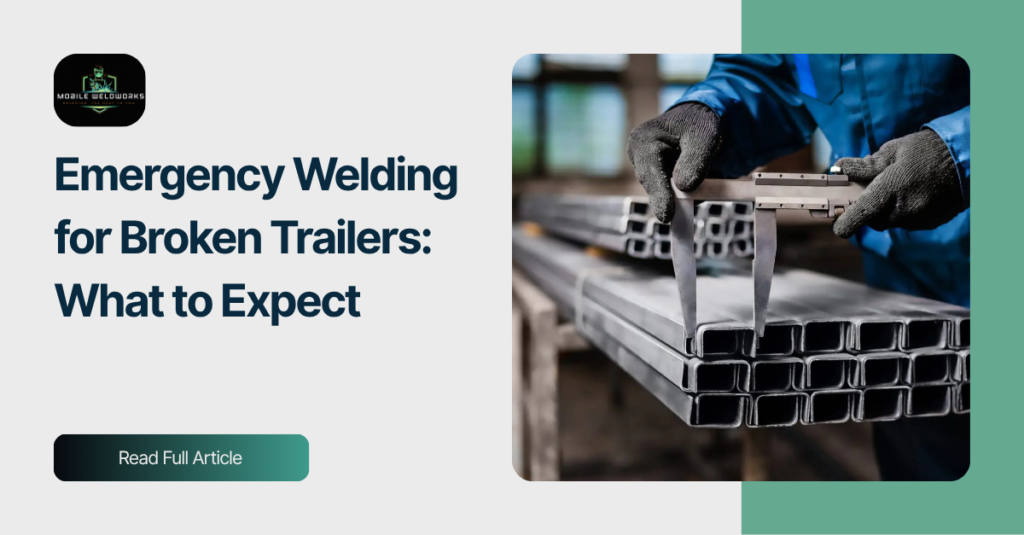Emergency Welding for Broken Trailers, What to Expect